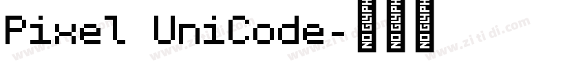 Pixel UniCode字体转换